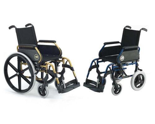 sillas de ruedas de acero